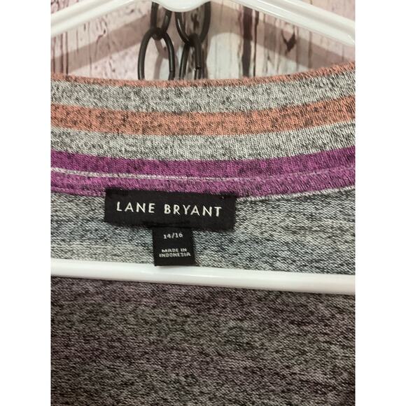 Lane Bryant Striped Sweater Plus Size 14/16 - Picture 2 of 11